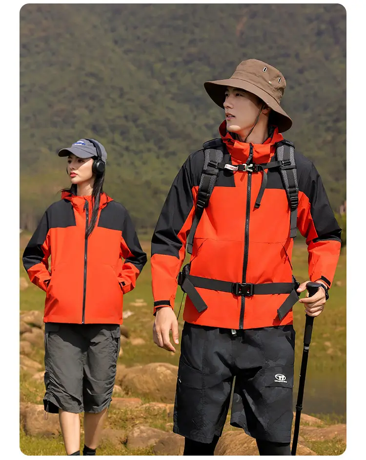 Outdoor Assault Coat Waterproof Windproof Black Green — feature 36