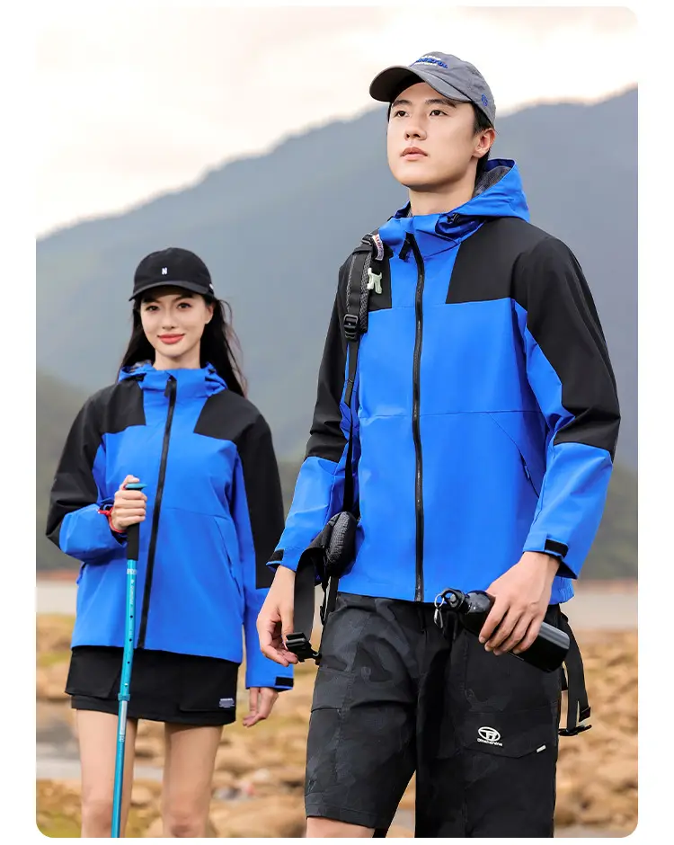 Outdoor Assault Coat Waterproof Windproof Black Green — feature 37