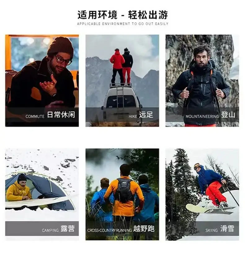 Outdoor Assault Coat Waterproof Windproof Black Green — feature 41