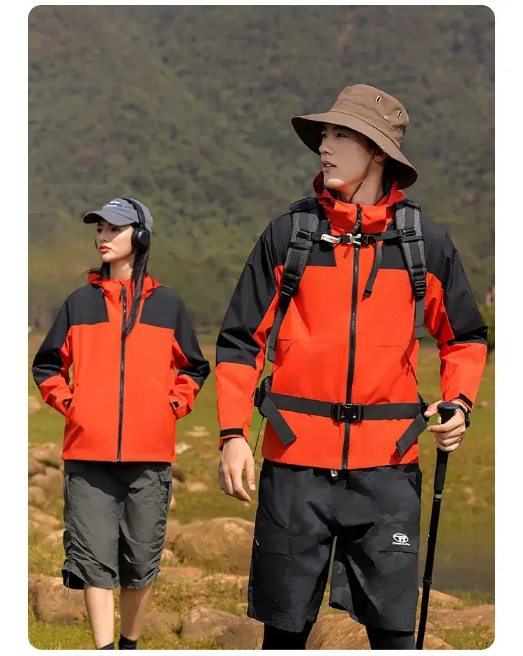 Outdoor Assault Coat Waterproof Windproof Black Green - Image 12