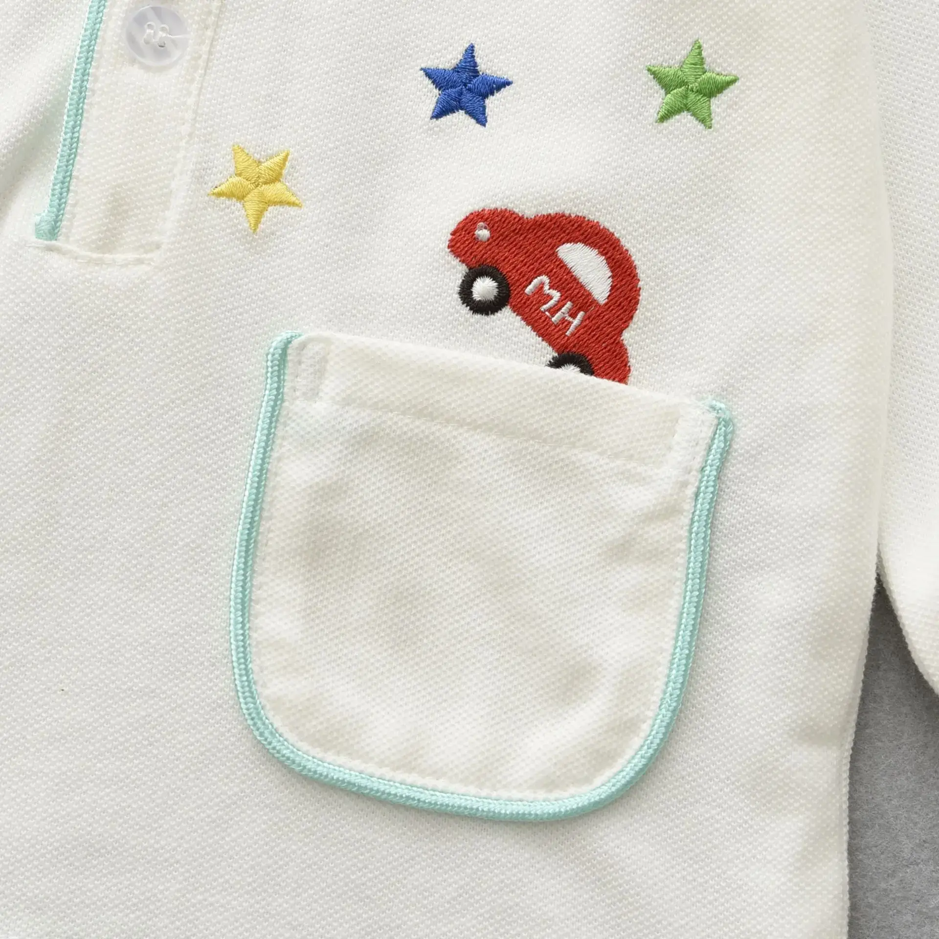 Wholesale Boys' New Autumn Polo T-Shirt with Car Print - Image 3
