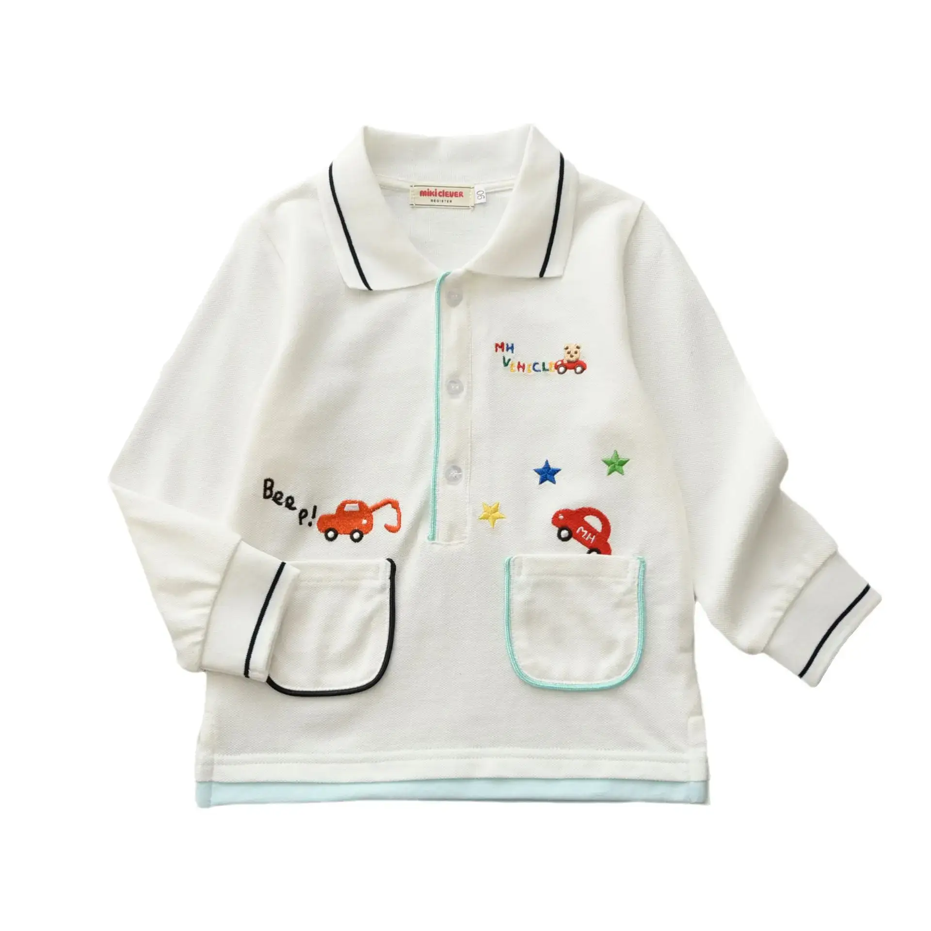 Wholesale Boys' New Autumn Polo T-Shirt with Car Print - Image 5