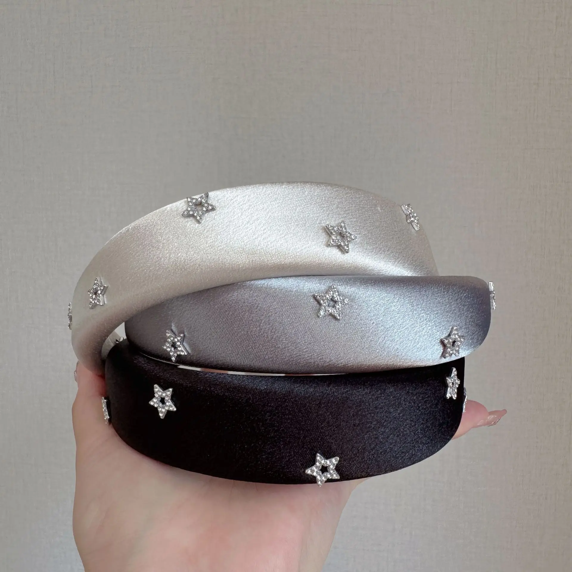 Satin Star Headband Set of 3 High End Sponge — feature 12