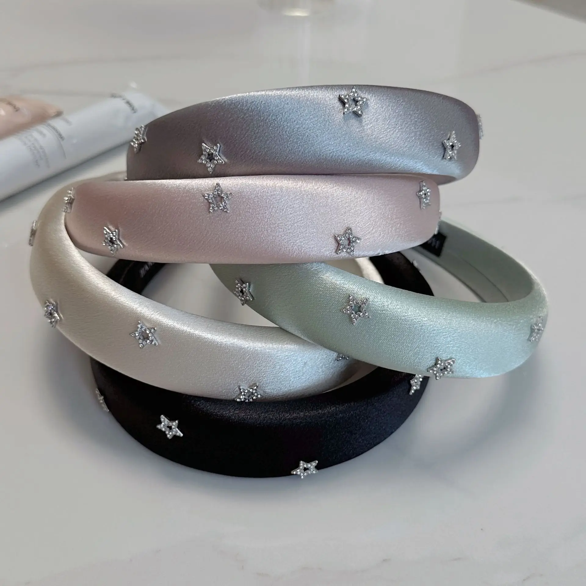 Satin Star Headband Set of 3 High End Sponge — feature 17