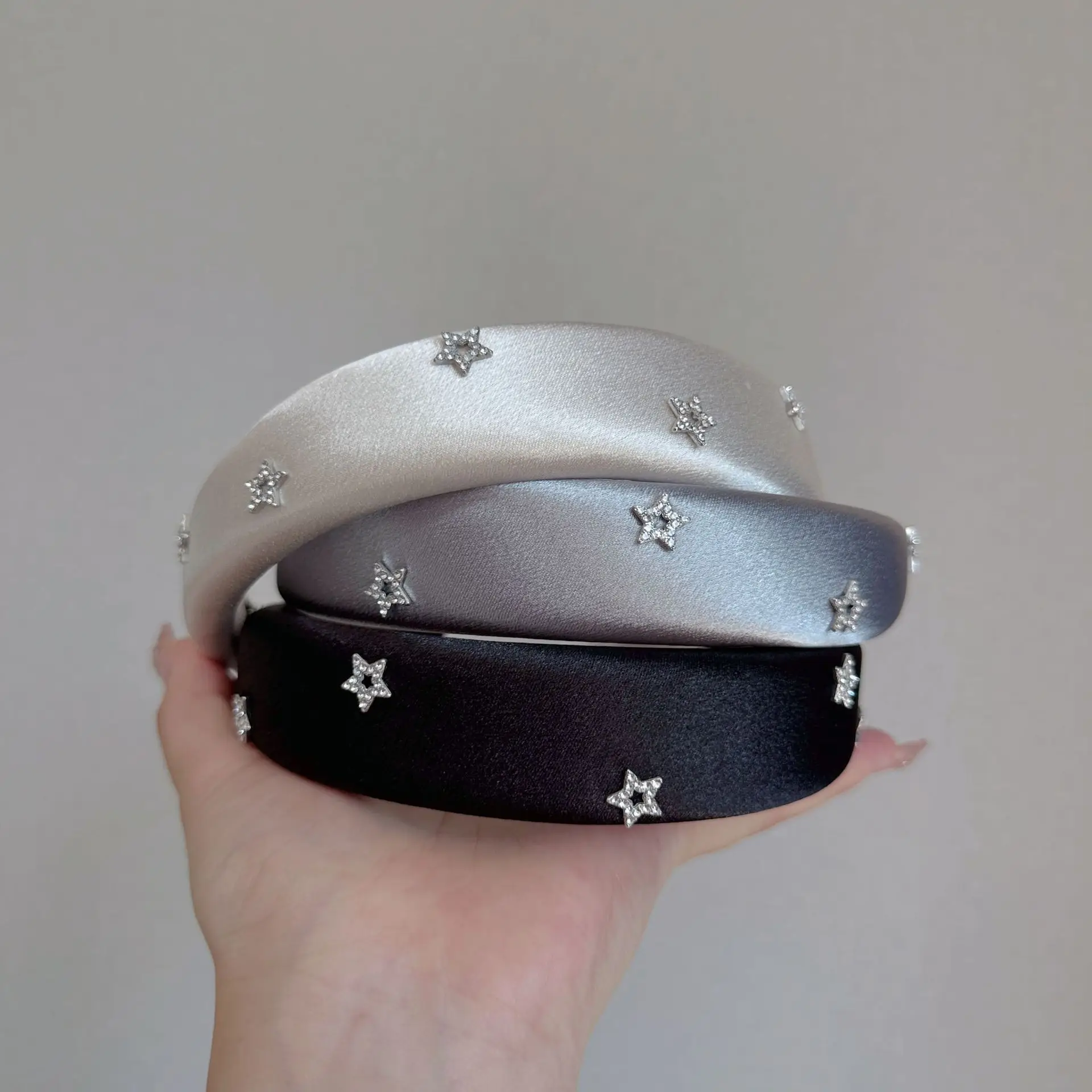 Satin Star Headband Set of 3 High End Sponge — feature 19