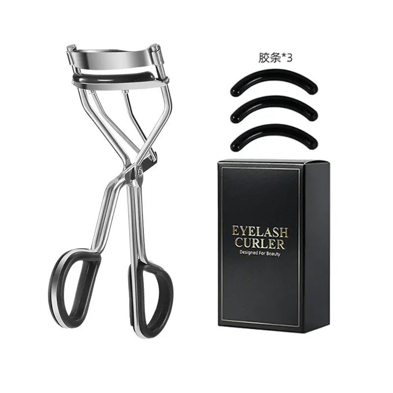 Stainless Steel Eyelash Curler with 3 Clips - Image 12