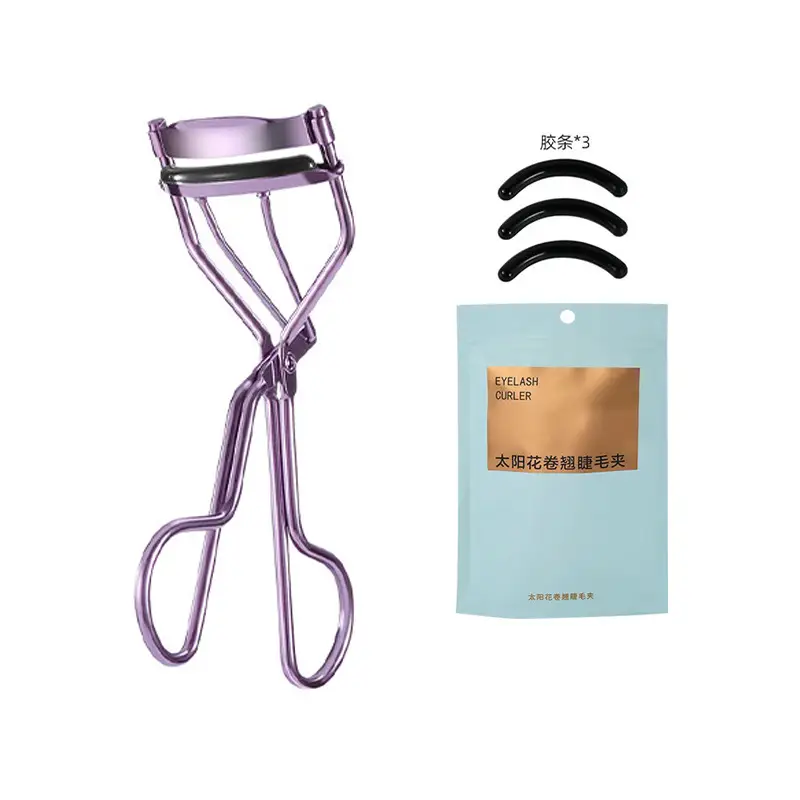 Stainless Steel Eyelash Curler with 3 Clips - Image 5