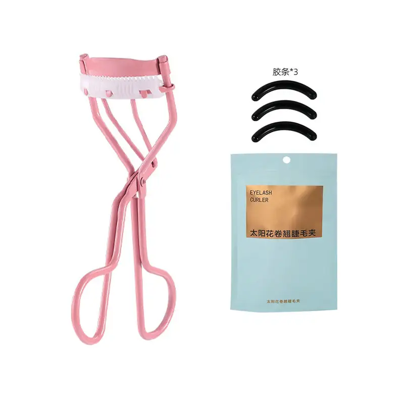 Stainless Steel Eyelash Curler with 3 Clips - Image 7