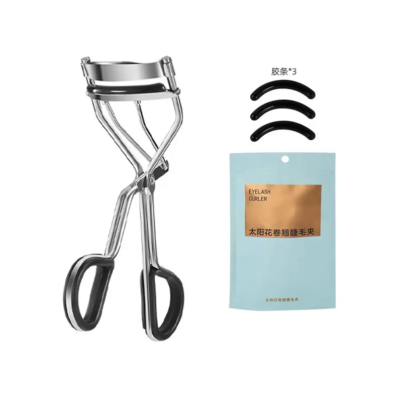 Stainless Steel Eyelash Curler with 3 Clips - Image 8