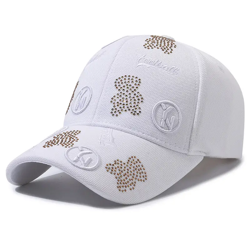 Black Pineapple Diamond Cap for Men Women - Image 8