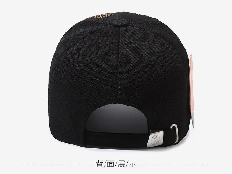 Black Pineapple Diamond Cap for Men Women — feature 11
