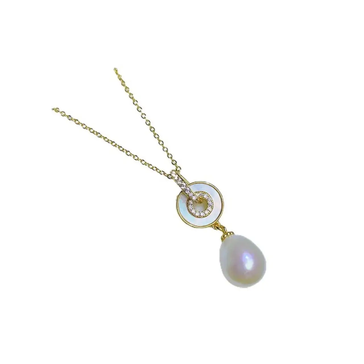 New Shiny Natural Pearl Earrings for Women