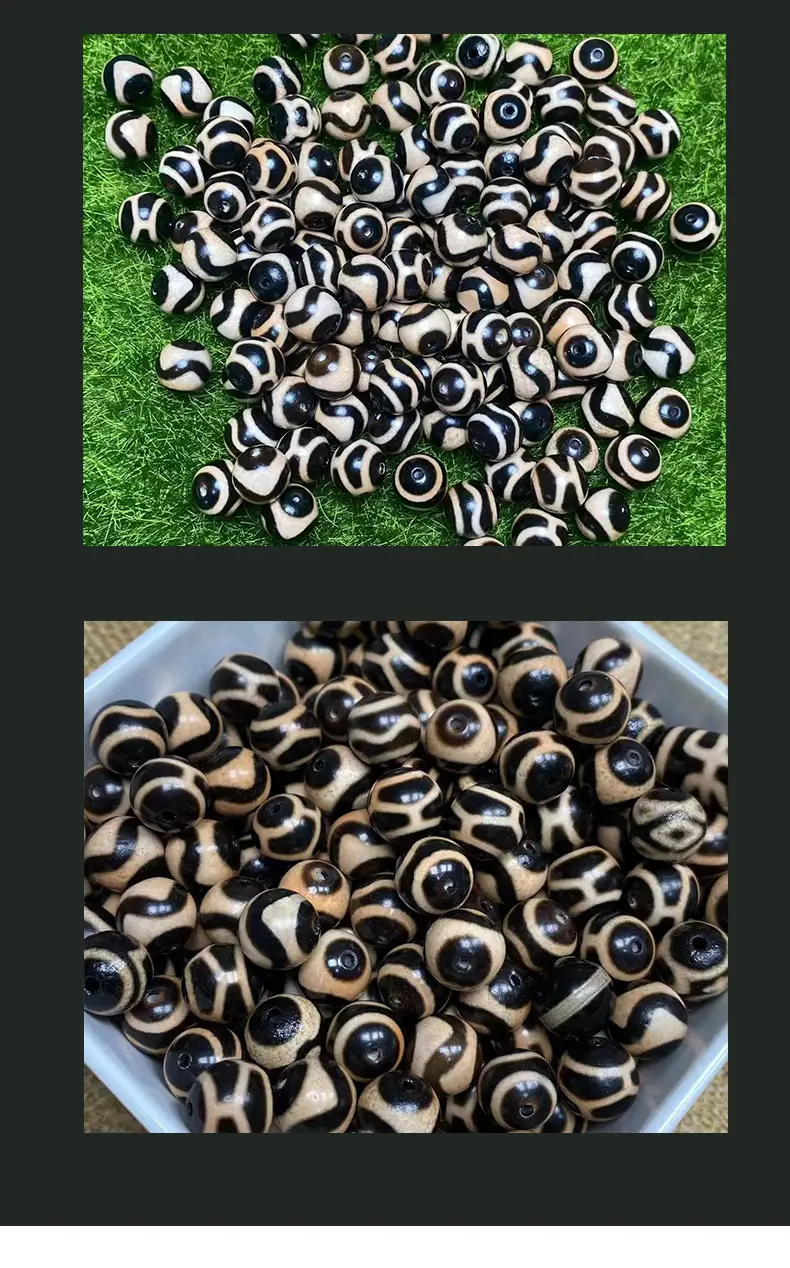 10mm Round Tiger Teeth Beads for DIY Jewelry — feature 8