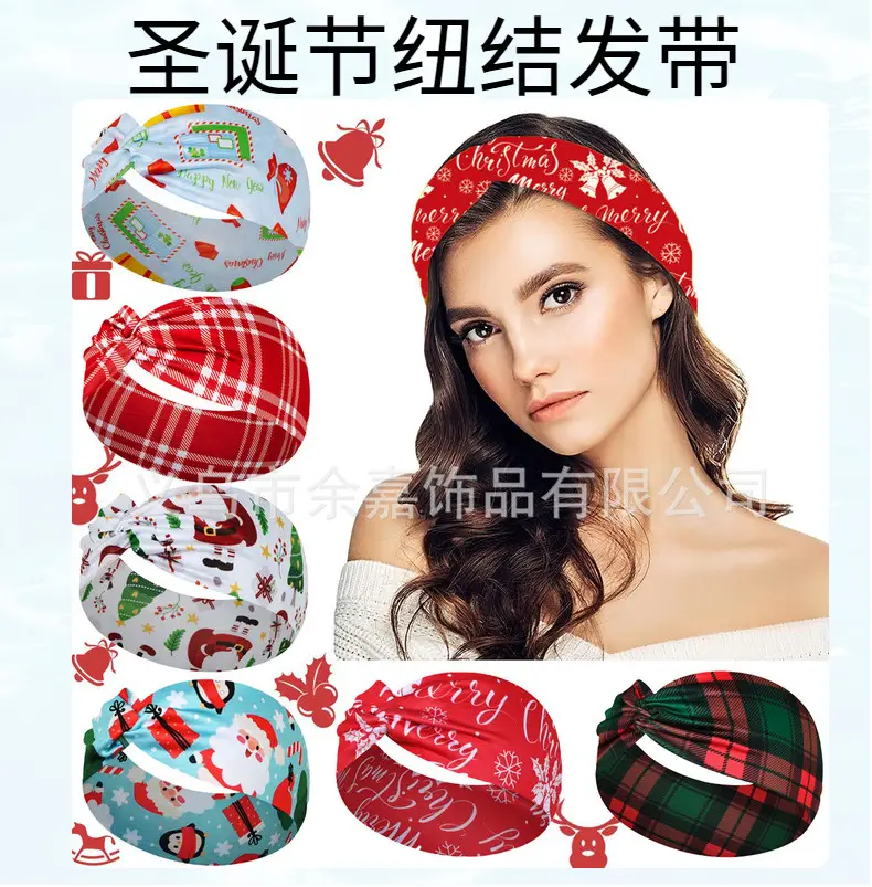 Christmas Headscarf for Women with Snowflake & Candy Design — feature 1