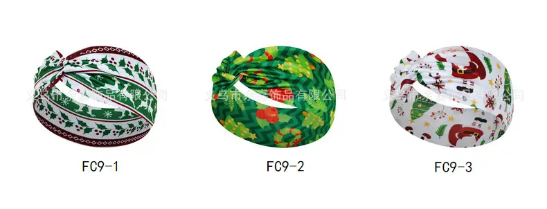 Christmas Headscarf for Women with Snowflake & Candy Design — feature 11