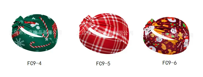 Christmas Headscarf for Women with Snowflake & Candy Design — feature 12