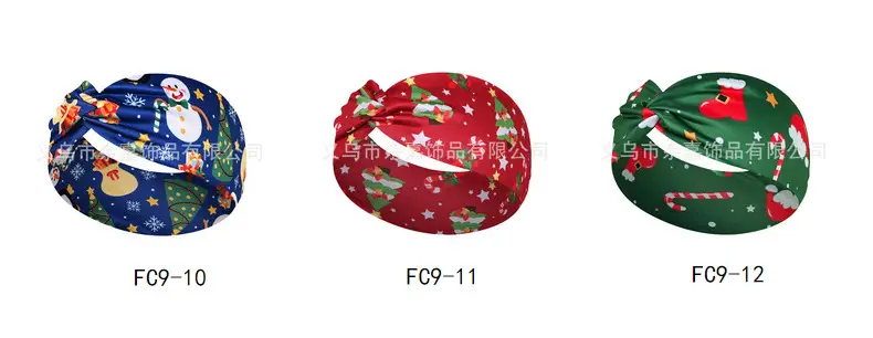 Christmas Headscarf for Women with Snowflake & Candy Design — feature 14