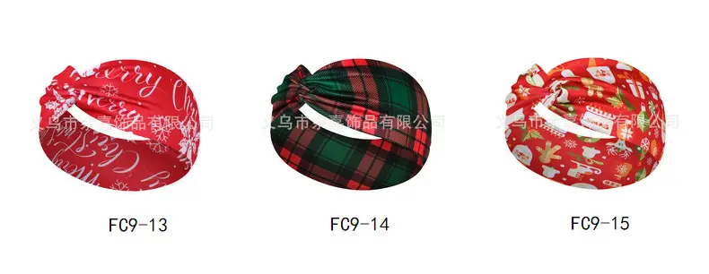 Christmas Headscarf for Women with Snowflake & Candy Design — feature 15