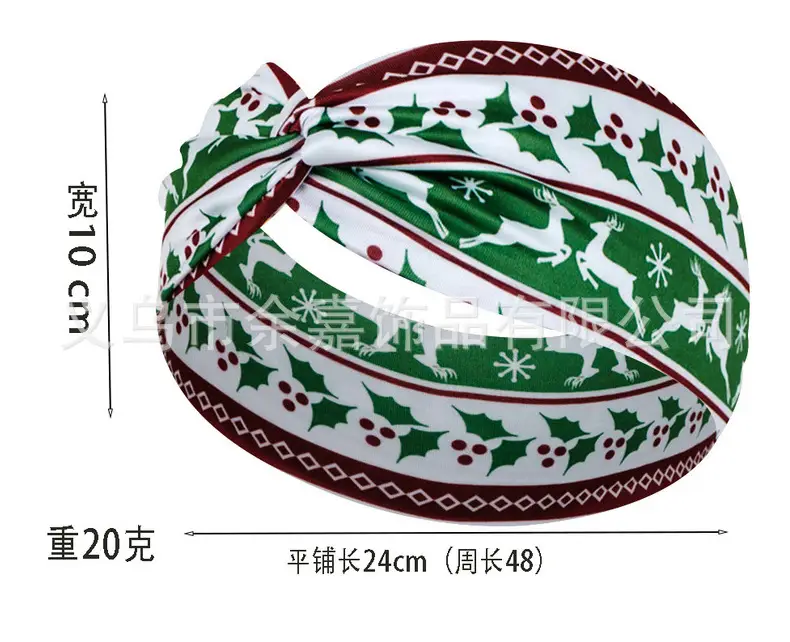Christmas Headscarf for Women with Snowflake & Candy Design — feature 4