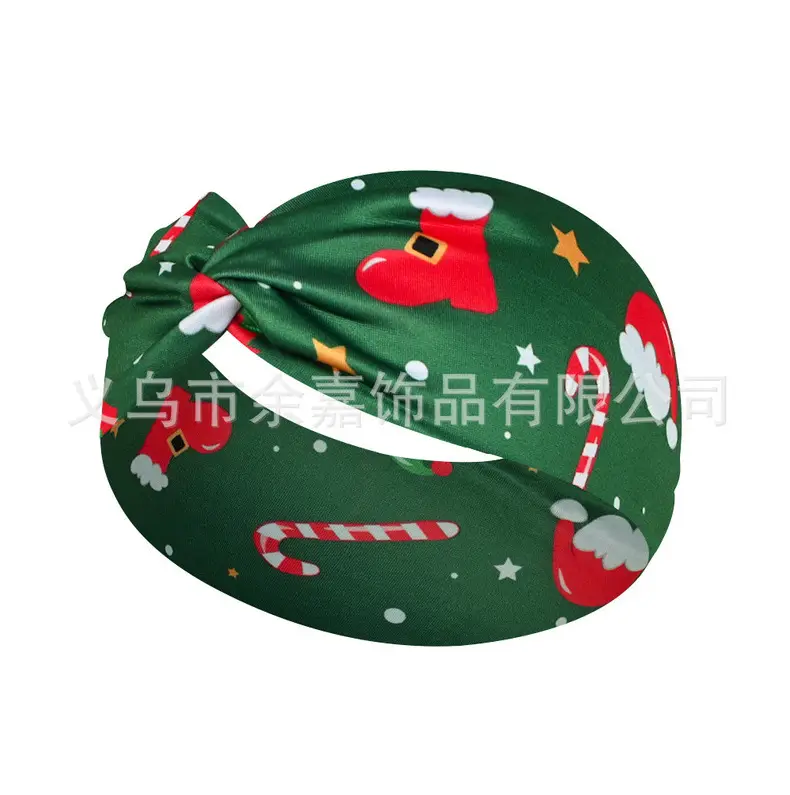 Christmas Headscarf for Women with Snowflake & Candy Design — feature 6