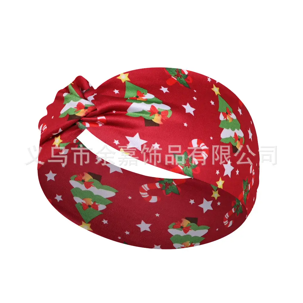 Christmas Headscarf for Women with Snowflake & Candy Design - Image 11