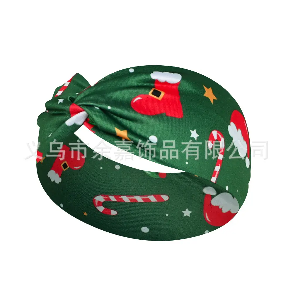 Christmas Headscarf for Women with Snowflake & Candy Design - Image 12