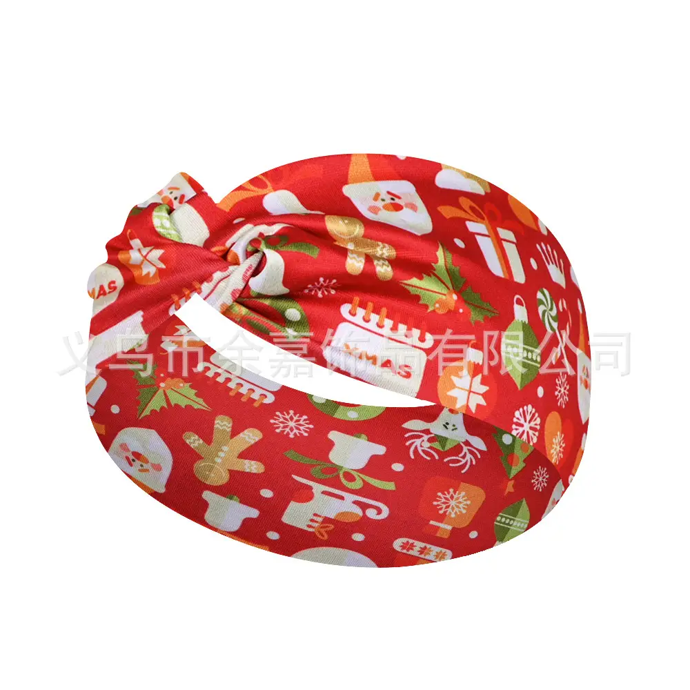 Christmas Headscarf for Women with Snowflake & Candy Design - Image 15