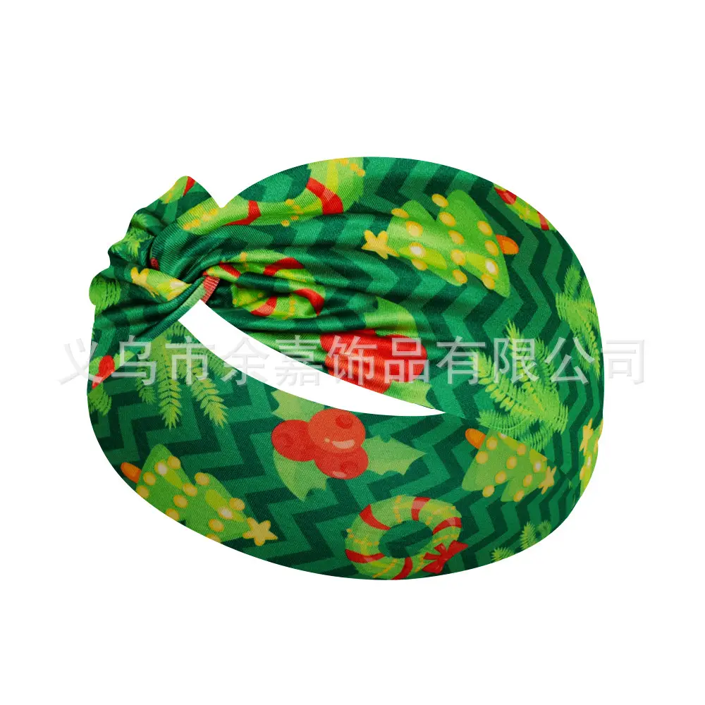 Christmas Headscarf for Women with Snowflake & Candy Design - Image 2
