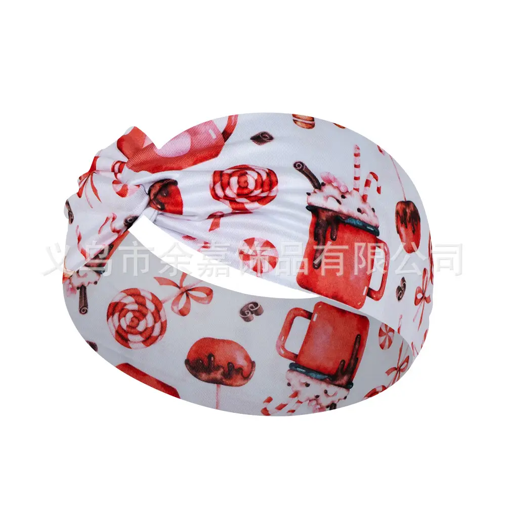Christmas Headscarf for Women with Snowflake & Candy Design - Image 8