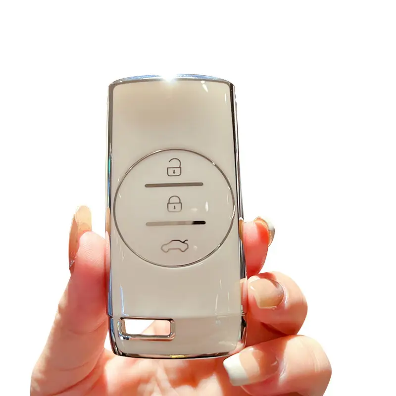 Suitable for Chery Tiggo 3X5X7, Starway Tx, Chasing Wind Et-I, Lingyun Lanyue Tpu Car Full-Cover Key Case, Cute and Fun