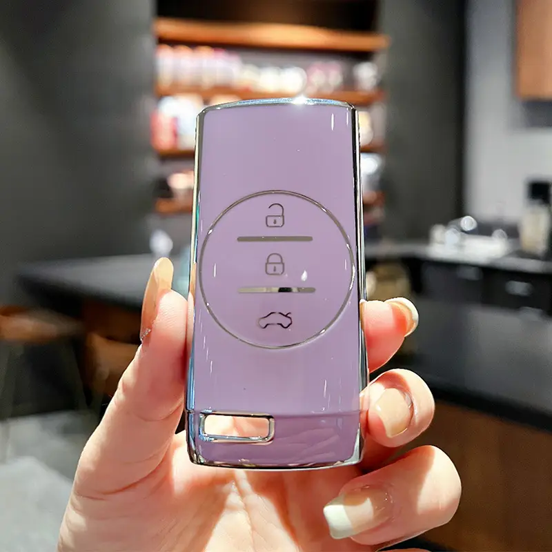 Suitable for Chery Tiggo 3X5X7, Starway Tx, Chasing Wind Et-I, Lingyun Lanyue Tpu Car Full-Cover Key Case, Cute and Fun