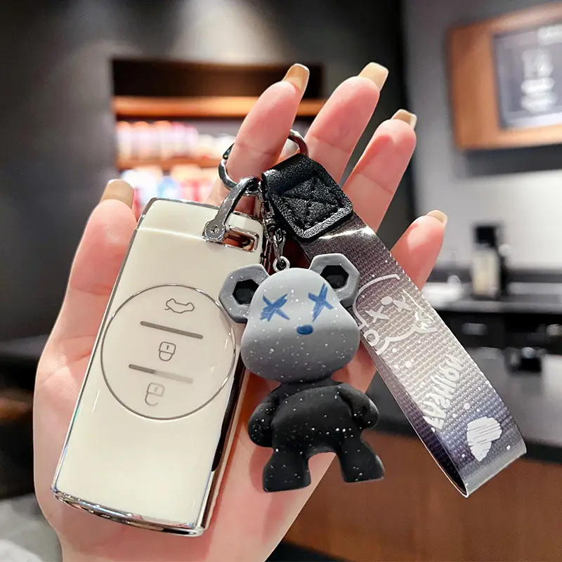 Suitable for Chery Tiggo 3X5X7, Starway Tx, Chasing Wind Et-I, Lingyun Lanyue Tpu Car Full-Cover Key Case, Cute and Fun