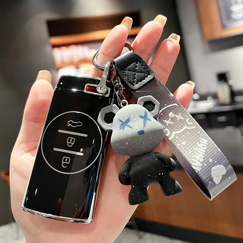 Suitable for Chery Tiggo 3X5X7, Starway Tx, Chasing Wind Et-I, Lingyun Lanyue Tpu Car Full-Cover Key Case, Cute and Fun