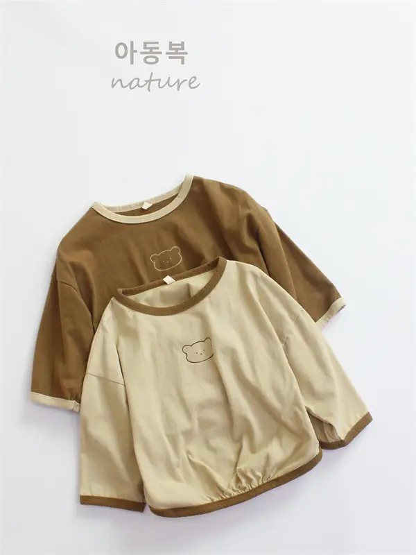 2026 Kids Long Sleeve T-Shirt Green Shorts Set - Image 3