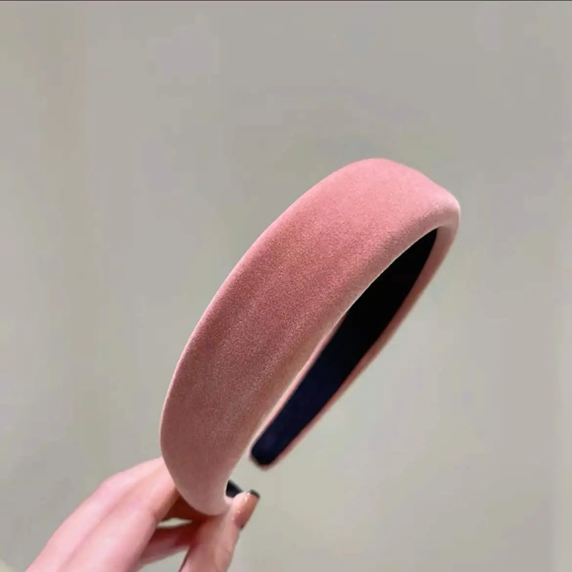 Pink Wide Edge Skull Top Hairpin Headband - Image 12