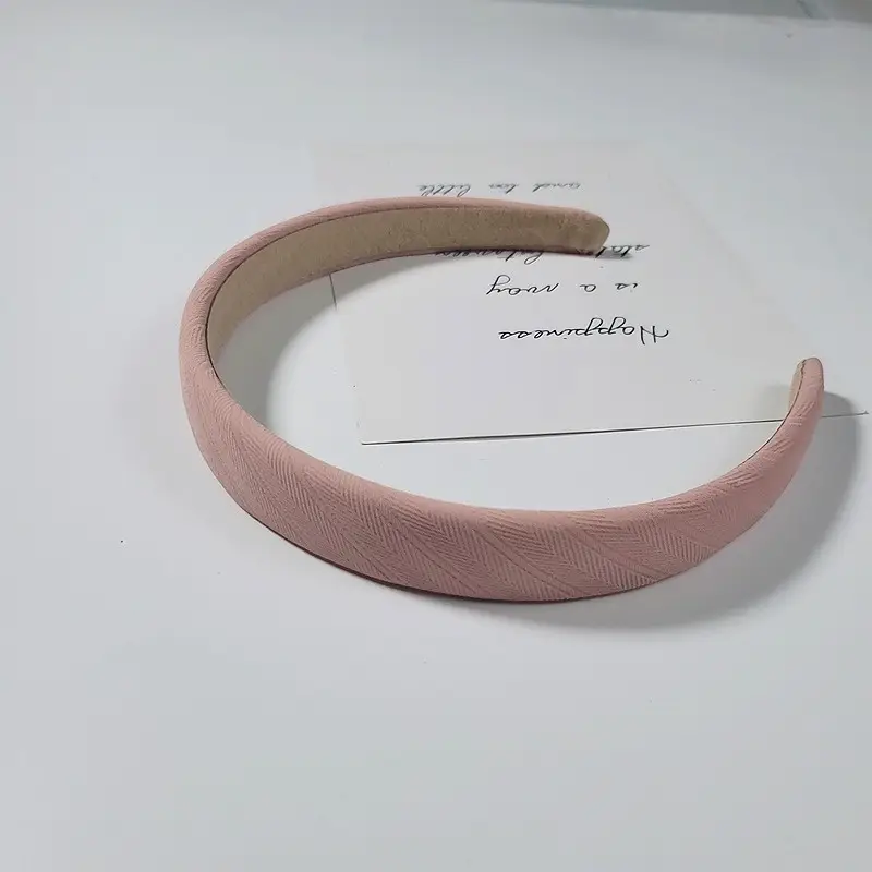 Pink Wide Edge Skull Top Hairpin Headband - Image 13