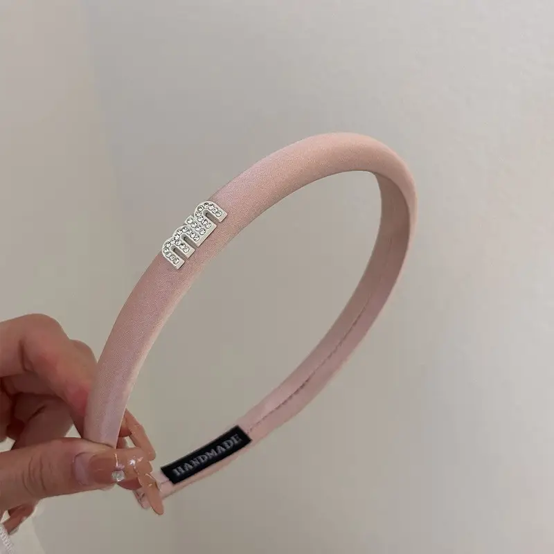 Pink Wide Edge Skull Top Hairpin Headband - Image 23