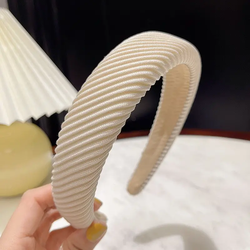 Pink Wide Edge Skull Top Hairpin Headband - Image 25