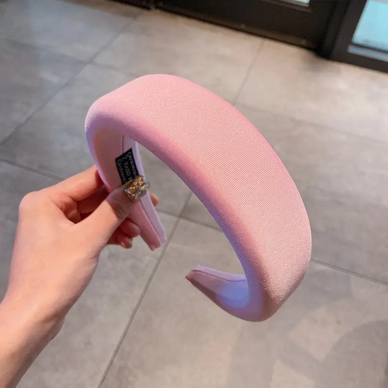 Pink Wide Edge Skull Top Hairpin Headband - Image 27