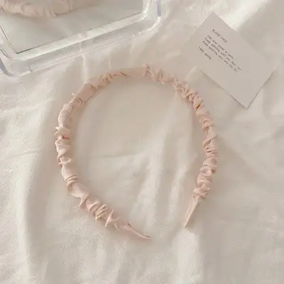 Pink Wide Edge Skull Top Hairpin Headband - Image 28