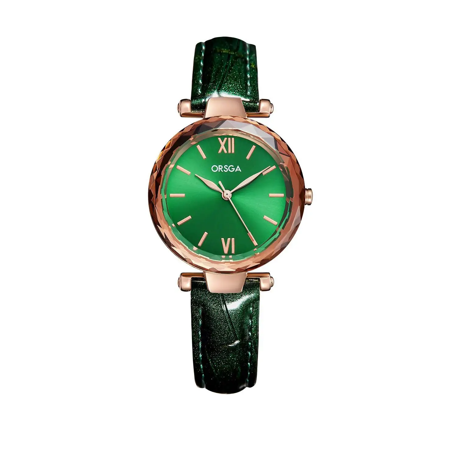 Rose Gold Women's Quartz Watch with Steel Belt — feature 11