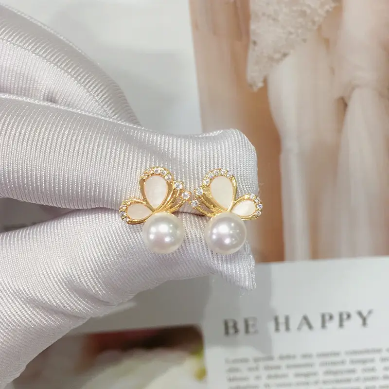 S925 Silver Pearl Earrings for Women - Image 6