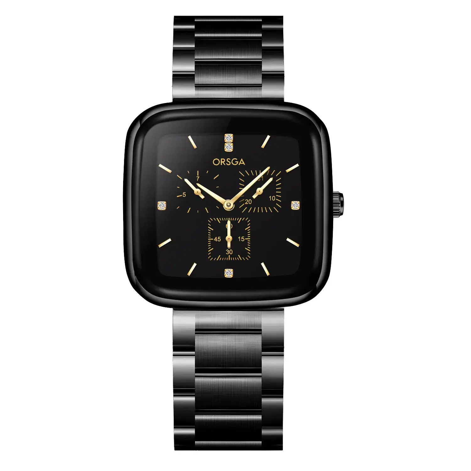 ORSGA Red Silicone Women's Watch with Square Face & Diamond Dial - Image 19