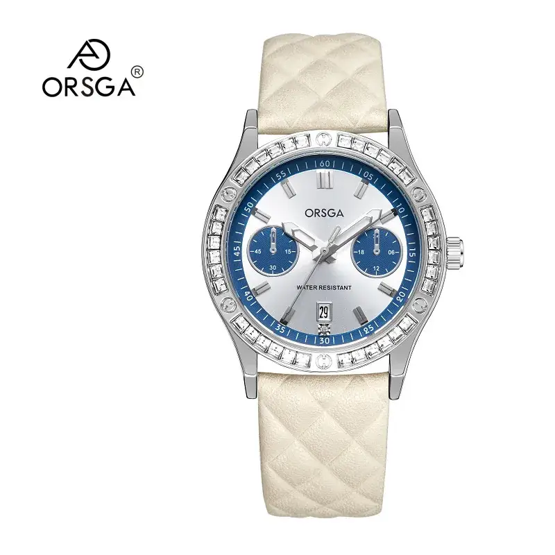 Orsga Women's Quartz Watch with Crystal Band