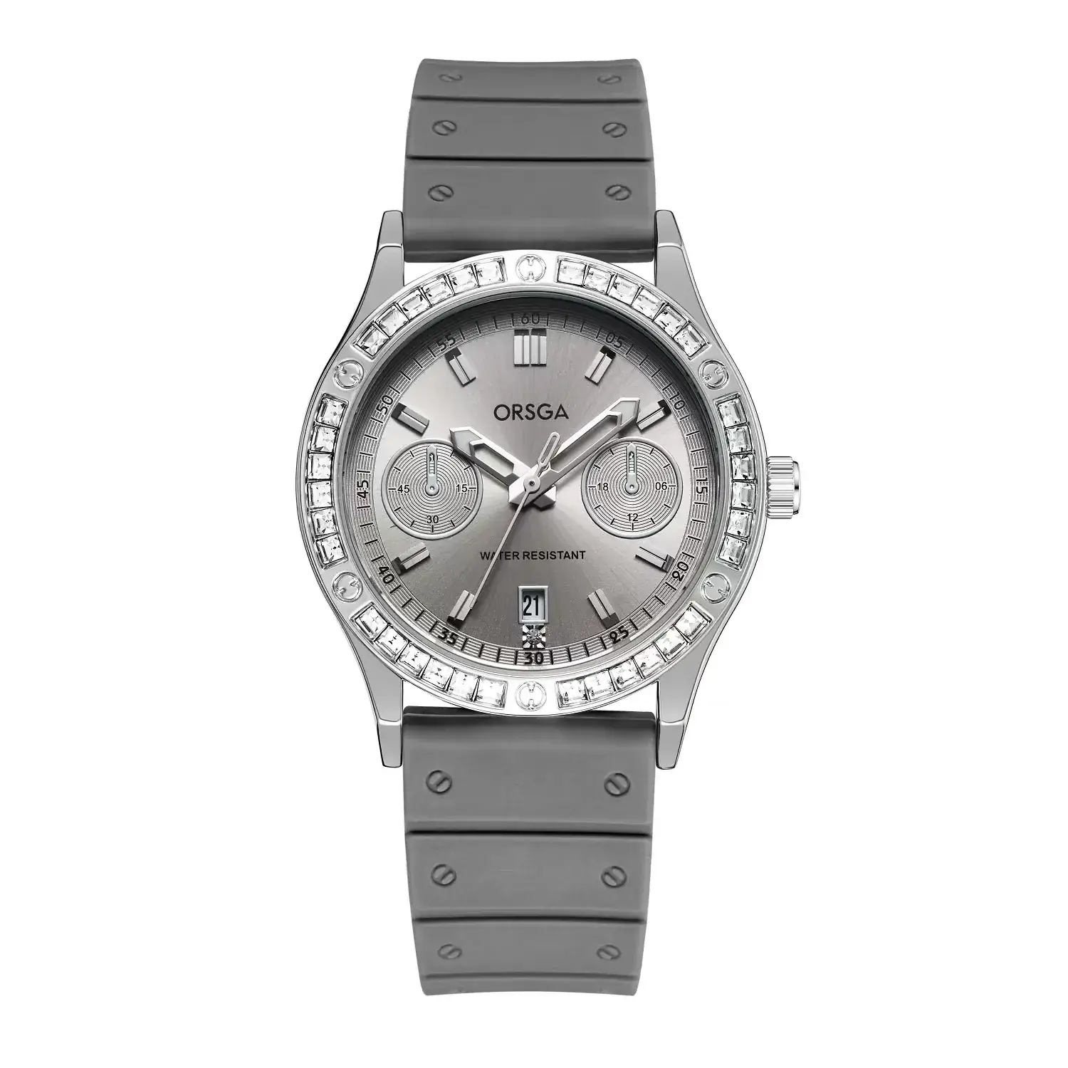 Orsga Women's Quartz Watch with Crystal Band