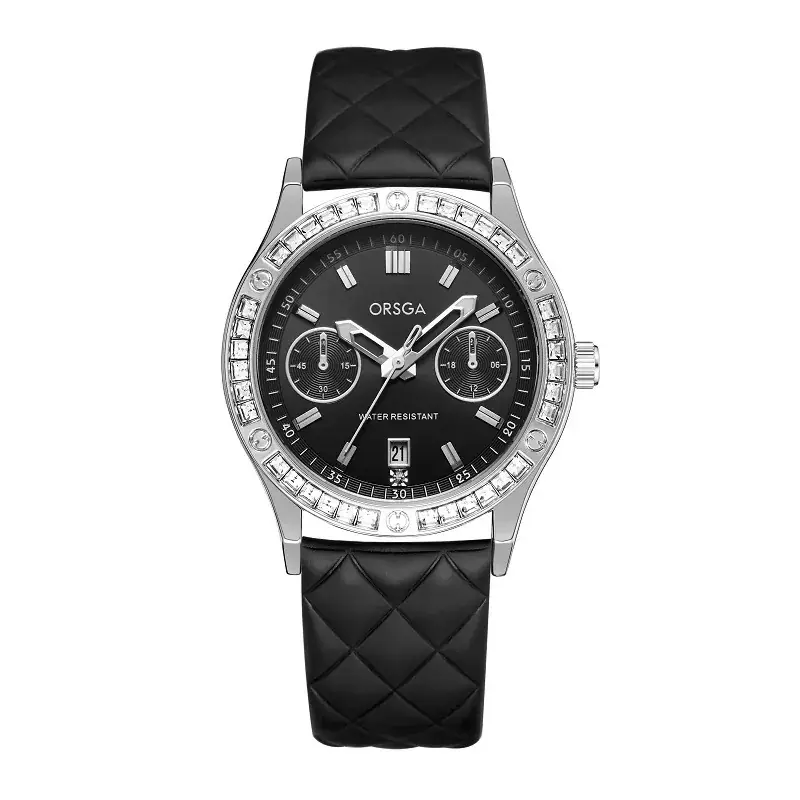 Orsga Women's Quartz Watch with Crystal Band
