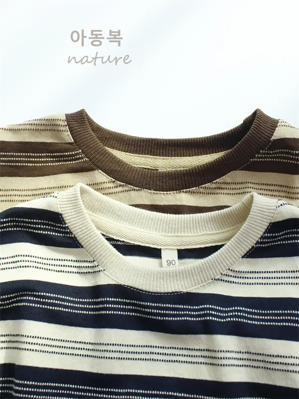 Autumn Boys Striped Long Sleeve T-Shirt