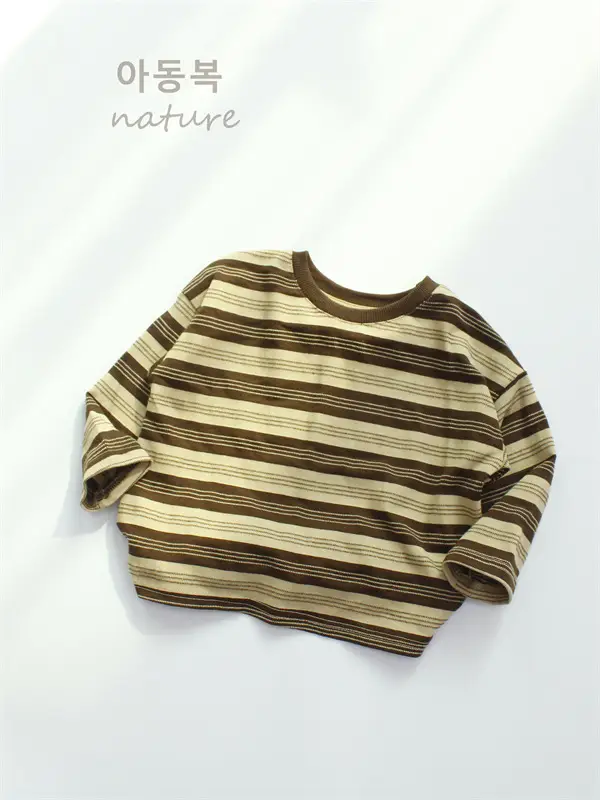 Autumn Boys Striped Long Sleeve T-Shirt
