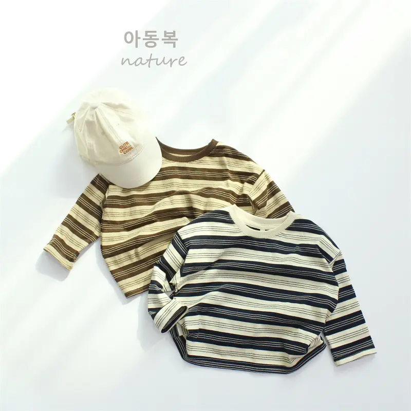 Autumn Boys Striped Long Sleeve T-Shirt — feature 11