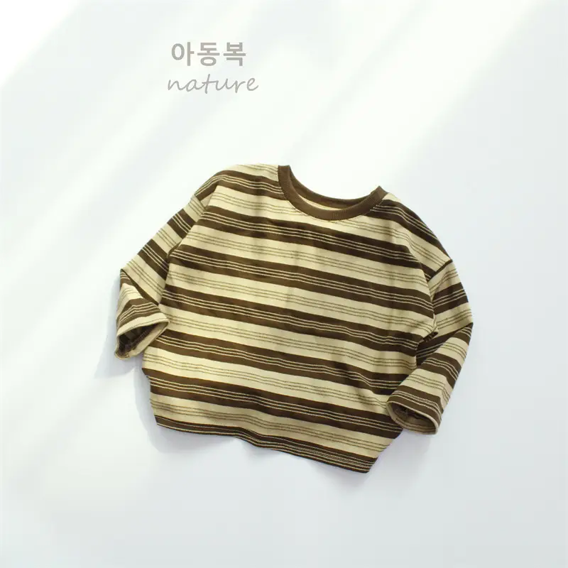 Autumn Boys Striped Long Sleeve T-Shirt — feature 15